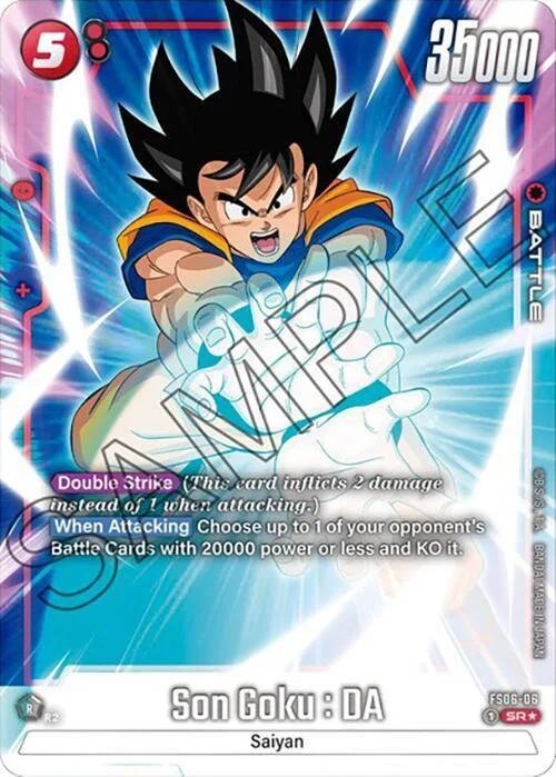 Son Goku : DA (Bonus Pack Alternate Art) #fs6-06 – Starter Deck 6: Son Goku (Mini)