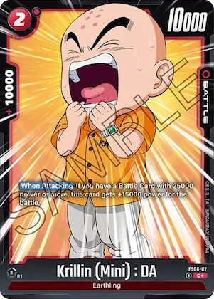 Krillin (Mini) : DA (Bonus Pack Alternate Art) #fs6-02 – Starter Deck 6: Son Goku (Mini)