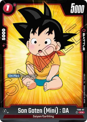Son Goten (Mini) : DA (Bonus Pack Alternate Art) #fs6-07 – Starter Deck 6: Son Goku (Mini)