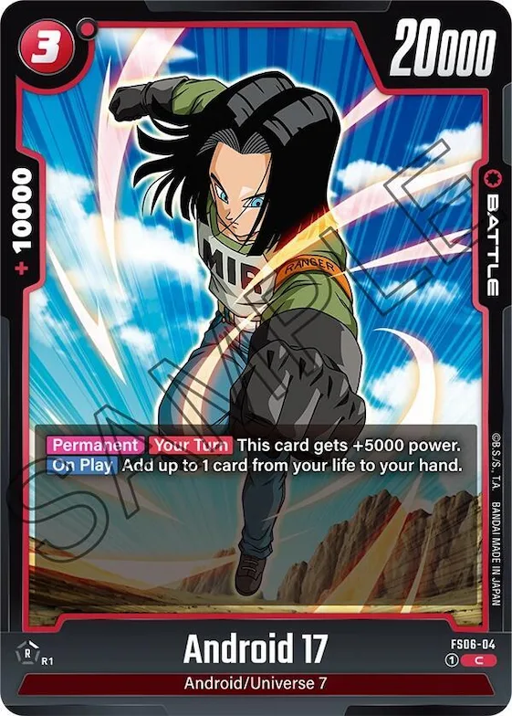 Android 17 #fs6-04 – Starter Deck 6: Son Goku (Mini)