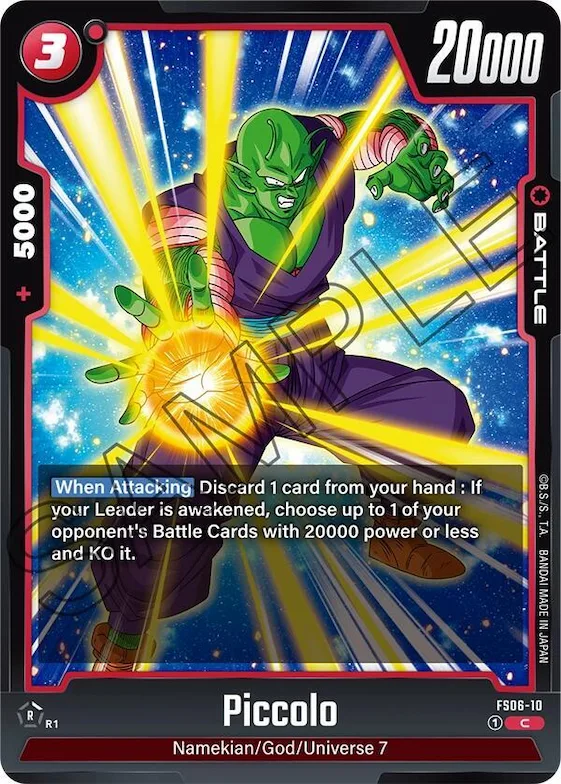 Piccolo #fs6-10 – Starter Deck 6: Son Goku (Mini)