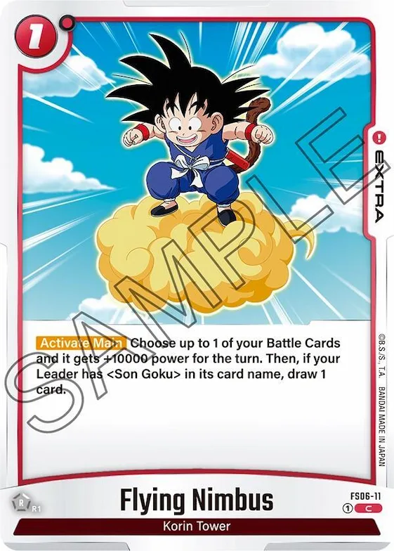 Flying Nimbus #fs6-11 – Starter Deck 6: Son Goku (Mini)