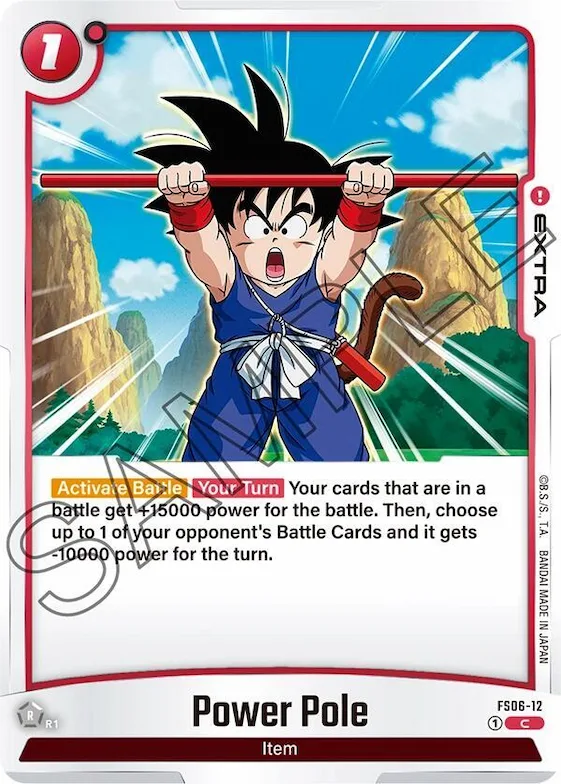 Power Pole #fs6-12 – Starter Deck 6: Son Goku (Mini)