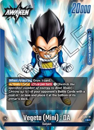 Vegeta (Mini) : DA #fs7-01 – Starter Deck 7: Vegeta (Mini)