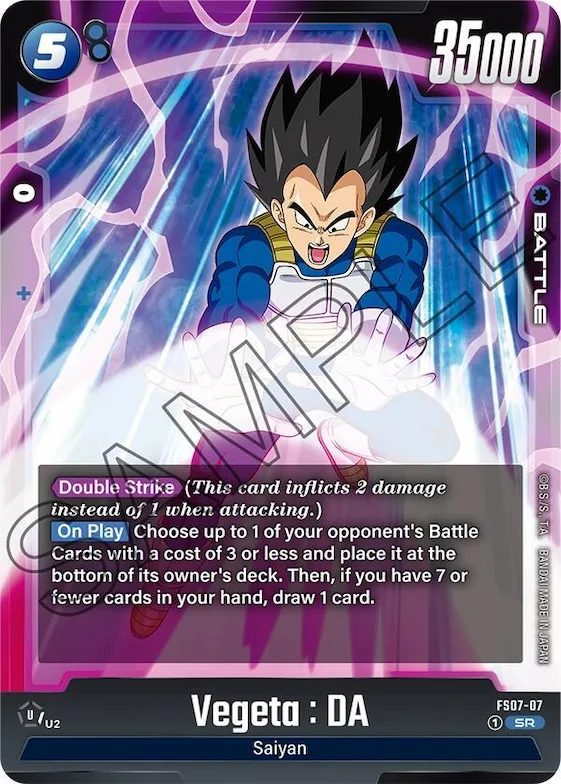 Vegeta : DA #fs7-07 – Starter Deck 7: Vegeta (Mini)