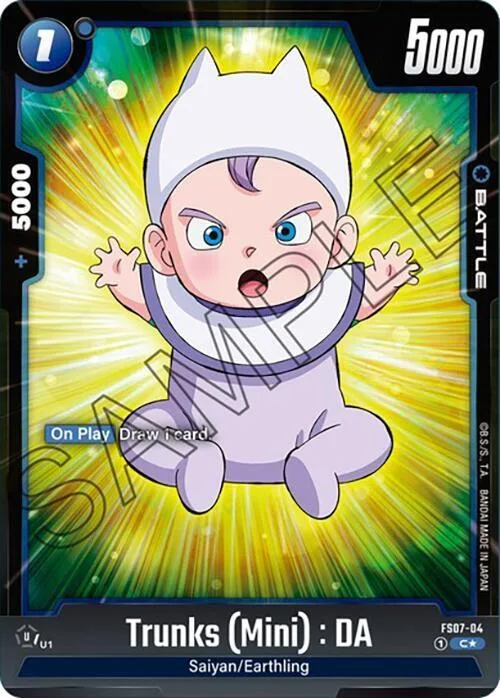 Trunks (Mini) : DA (Bonus Pack Alternate Art) #fs7-04 – Starter Deck 7: Vegeta (Mini)