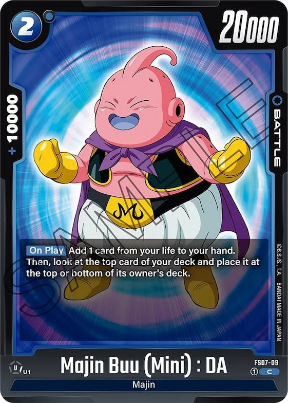 Majin Buu (Mini) : DA #fs7-09 – Starter Deck 7: Vegeta (Mini)