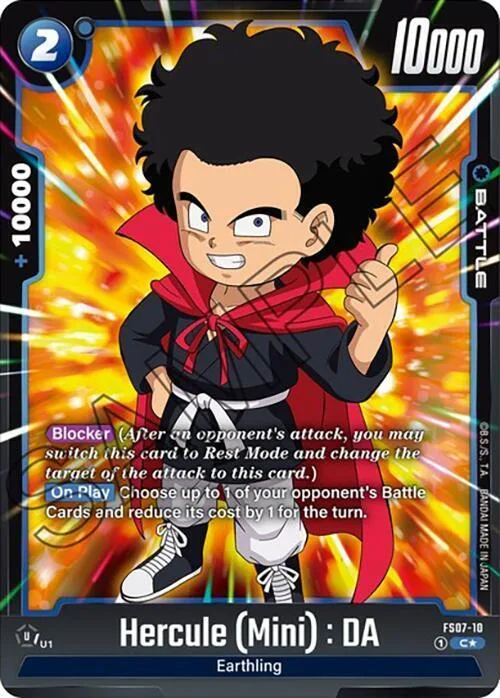Hercule (Mini) : DA (Bonus Pack Alternate Art) #fs7-10 – Starter Deck 7: Vegeta (Mini)
