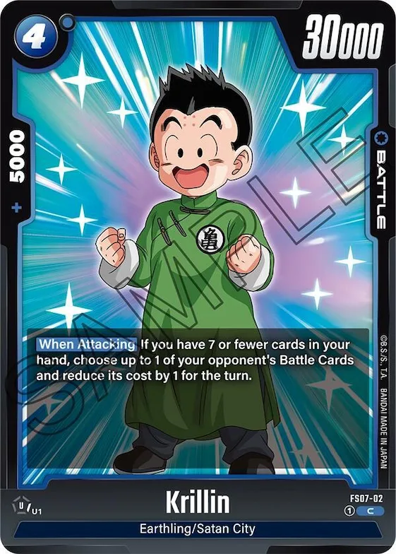 Krillin #fs7-02 – Starter Deck 7: Vegeta (Mini)