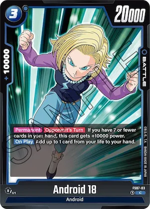 Android 18 #fs7-03 – Starter Deck 7: Vegeta (Mini)