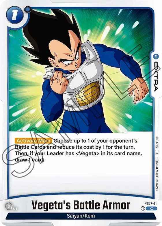 Vegeta's Battle Armor #fs7-11 – Starter Deck 7: Vegeta (Mini)