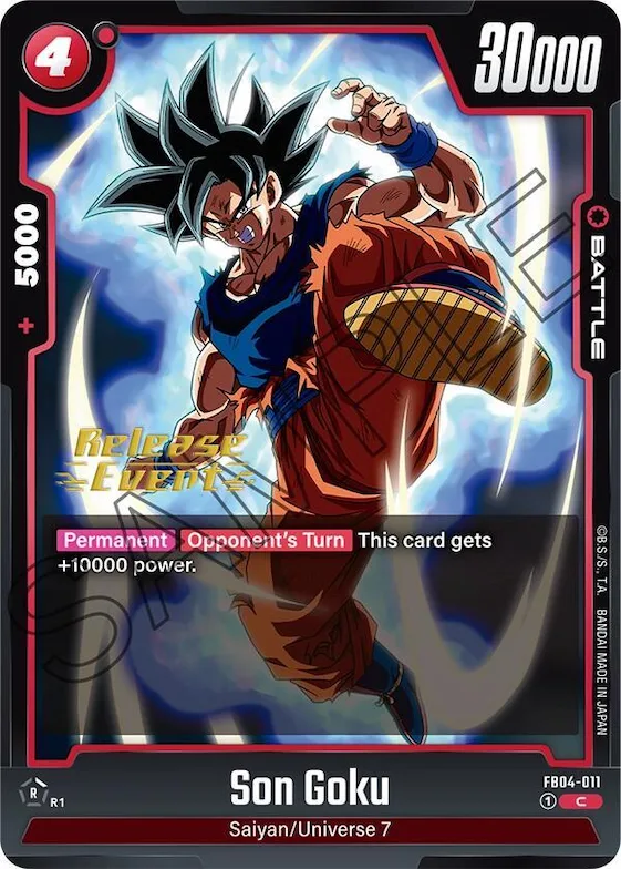 Son Goku - FB04-011 #fb4-011 – Ultra Limit Release Event Cards