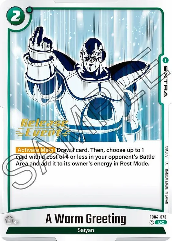 A Warm Greeting #fb4-073 – Ultra Limit Release Event Cards