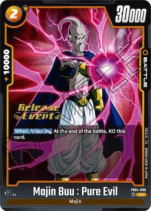 Majin Buu : Pure Evil #fb4-096 – Ultra Limit Release Event Cards