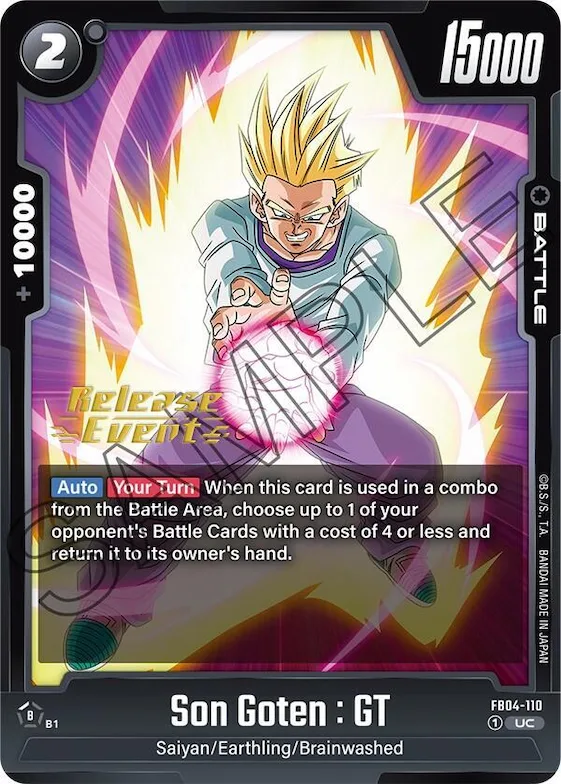 Son Goten : GT #fb4-110 – Ultra Limit Release Event Cards