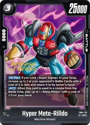 Hyper Meta-Rilldo #fb4-116 – Ultra Limit Release Event Cards