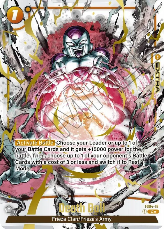 Death Ball (Alternate Art) #fs4-16 – Starter Deck 4: Frieza Alternate Art Reprints