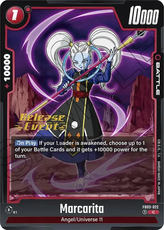 Marcarita #fb3-022 – Raging Roar Release Event Cards