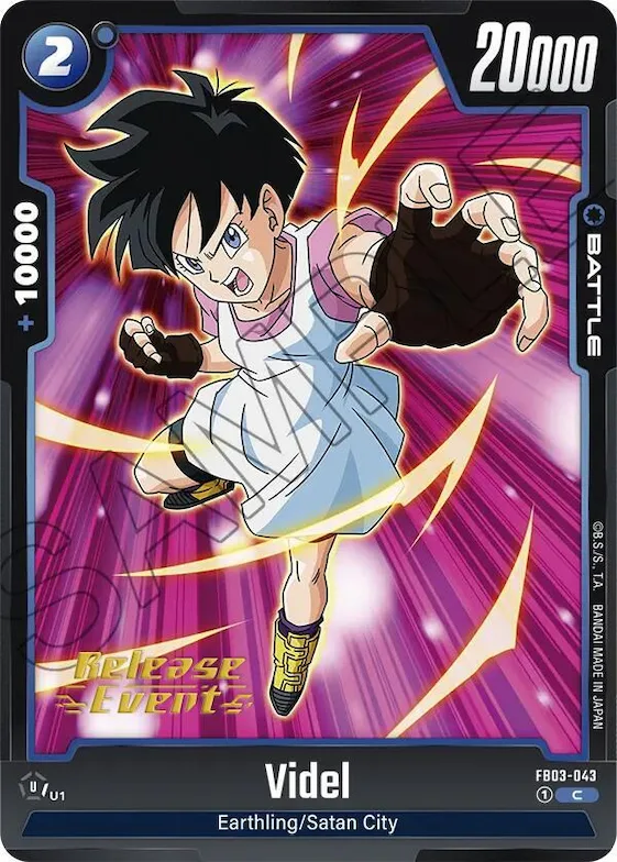 Videl - FB03-043 #fb3-043 – Raging Roar Release Event Cards