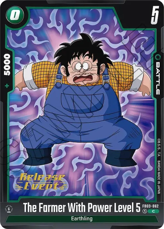 The Farmer With Power Level 5 #fb3-062 – Raging Roar Release Event Cards