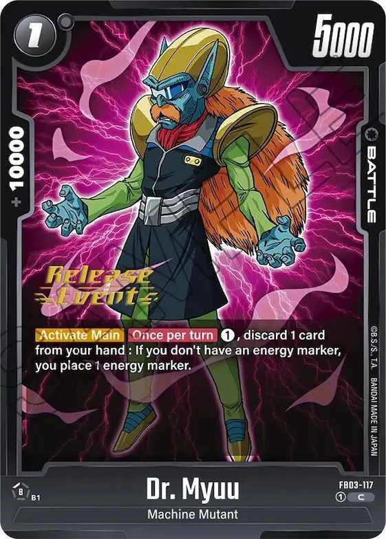 Dr. Myuu #fb3-117 – Raging Roar Release Event Cards