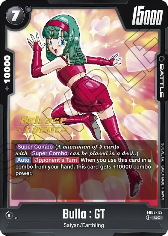 Bulla : GT #fb3-127 – Raging Roar Release Event Cards