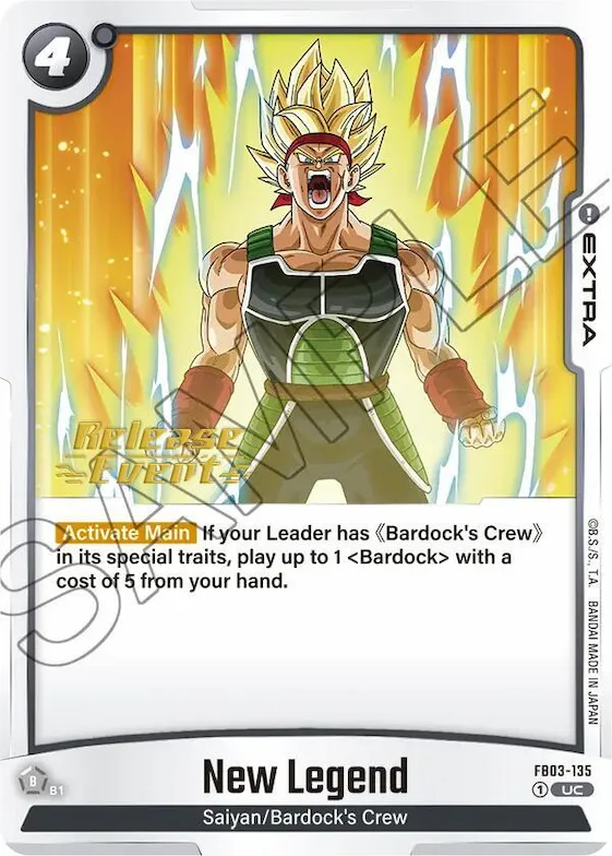 New Legend #fb3-135 – Raging Roar Release Event Cards