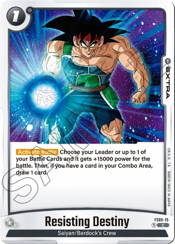 Resisting Destiny #fs5-15 – Starter Deck 5: Bardock