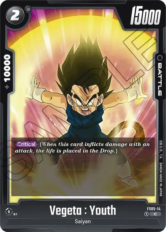 Vegeta : Youth #fs5-14 – Starter Deck 5: Bardock