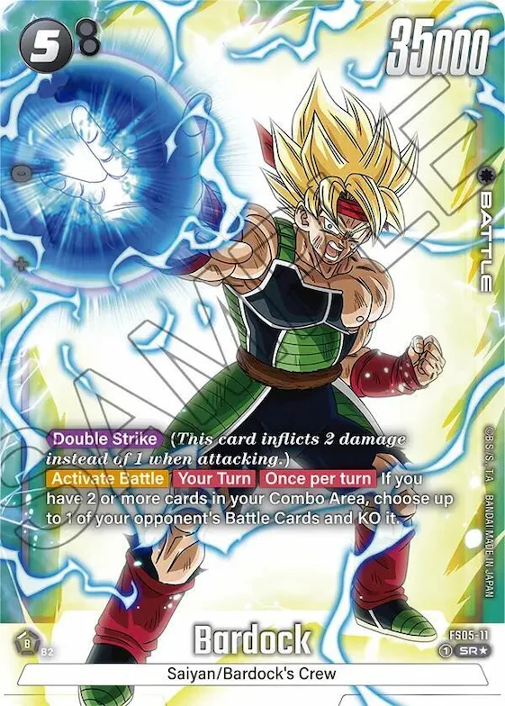 Bardock - FS05-11 (Bonus Pack Alternate Art) #fs5-11 – Starter Deck 5: Bardock