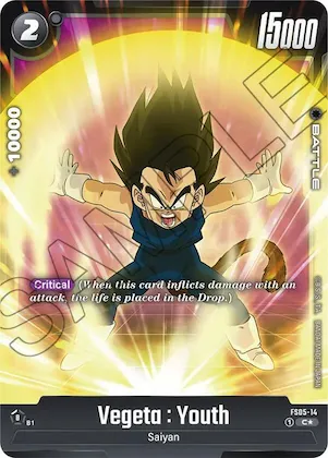 Vegeta : Youth (Bonus Pack Alternate Art) #fs5-14 – Starter Deck 5: Bardock