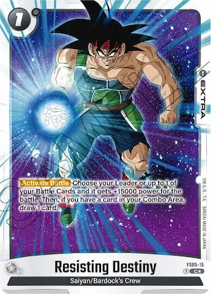 Resisting Destiny (Bonus Pack Alternate Art) #fs5-15 – Starter Deck 5: Bardock