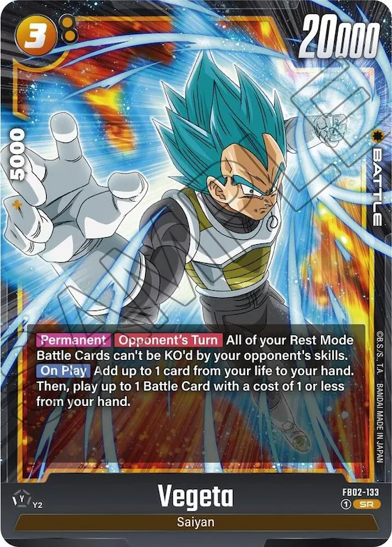 Vegeta - FB02-133 #fb2-133 – Blazing Aura