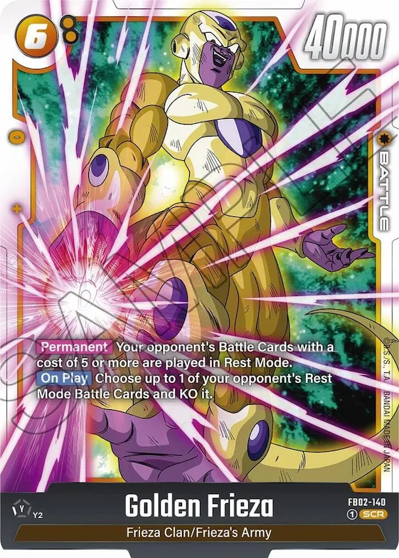 Golden Frieza #fb2-140 – Blazing Aura