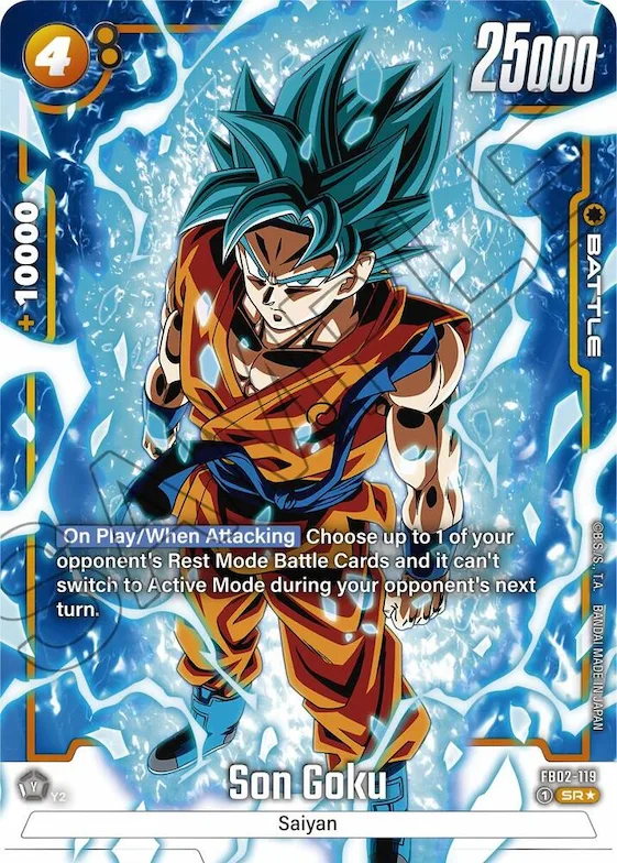 Son Goku - FB02-119 (Alternate Art) #fb2-119 – Blazing Aura