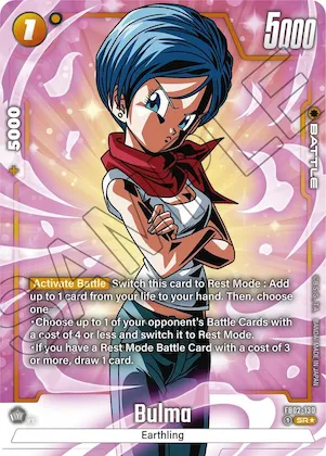 Bulma - FB02-130 (Alternate Art) #fb2-130 – Blazing Aura