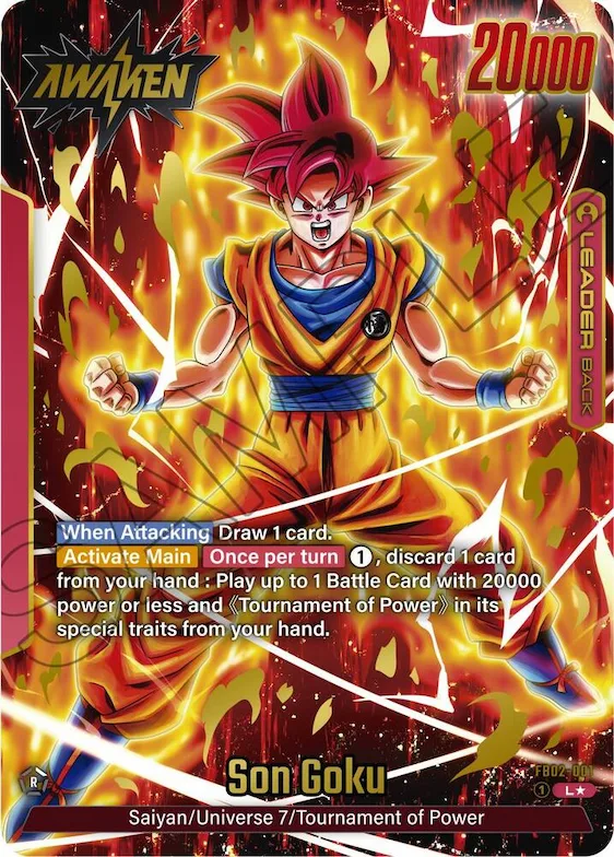 Son Goku - FB02-001 (Alternate Art) #fb2-001 – Blazing Aura