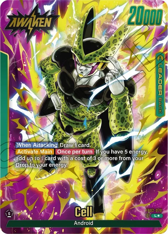 Cell - FB02-070 (Alternate Art) #fb2-070 – Blazing Aura