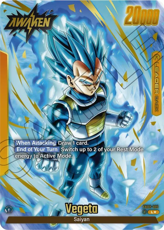 Vegeta - FB02-105 (Alternate Art) #fb2-105 – Blazing Aura