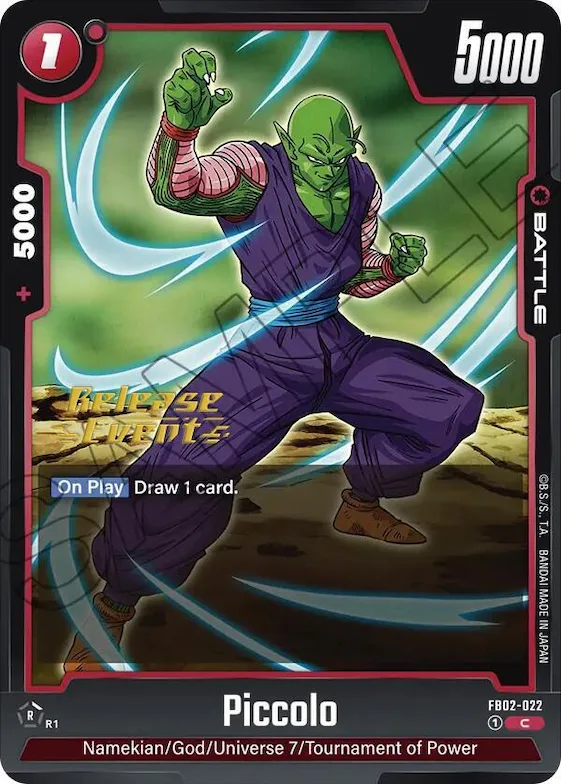 Piccolo - FB02-022 #fb2-022 – Blazing Aura Release Event Cards