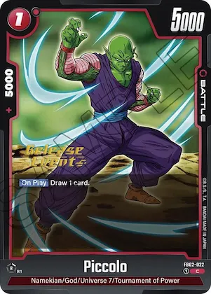 Piccolo - FB02-022 #fb2-022 – Blazing Aura Release Event Cards