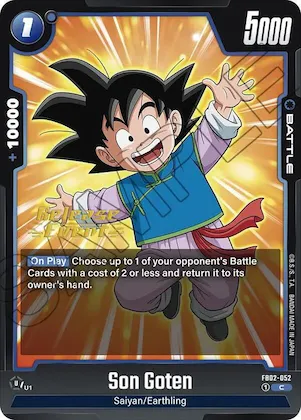 Son Goten - FB02-052 #fb2-052 – Blazing Aura Release Event Cards