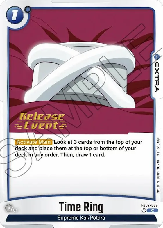 Time Ring #fb2-069 – Blazing Aura Release Event Cards