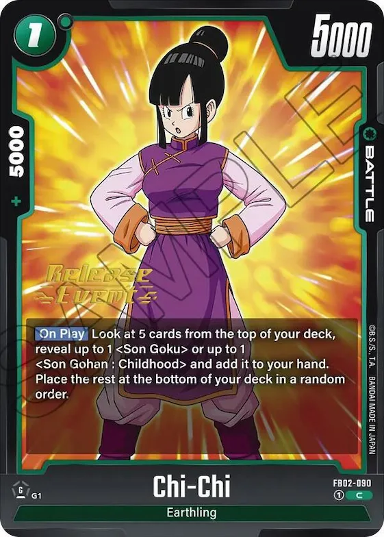 Chi-Chi #fb2-090 – Blazing Aura Release Event Cards