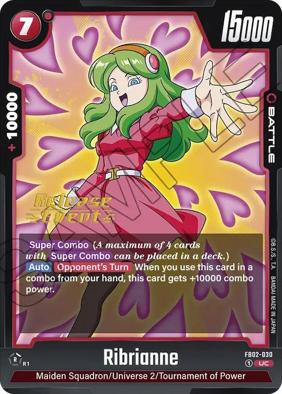 Ribrianne - FB02-030 #fb2-030 – Blazing Aura Release Event Cards