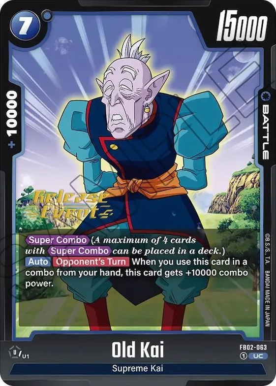 Old Kai #fb2-063 – Blazing Aura Release Event Cards