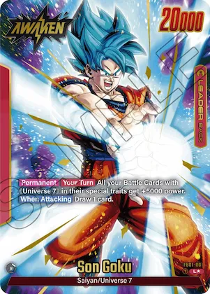 Son Goku - FB01-001 (Alternate Art) #fb1-001 – Awakened Pulse