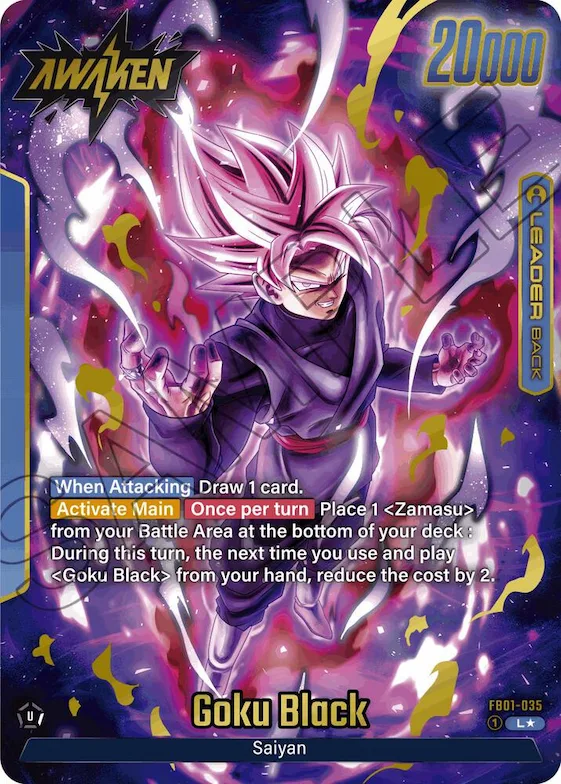 Goku Black - FB01-035 (Alternate Art) #fb1-035 – Awakened Pulse
