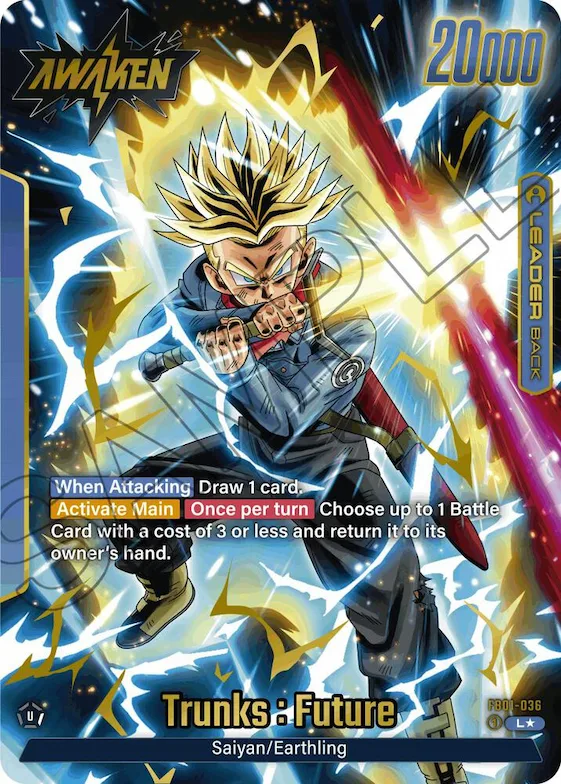 Trunks : Future - FB01-036 (Alternate Art) #fb1-036 – Awakened Pulse