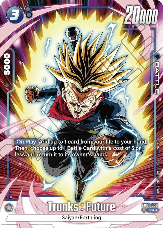 Trunks : Future - FB01-050 (Alternate Art) #fb1-050 – Awakened Pulse